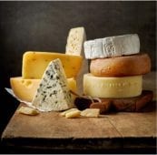 A selection of fine cheese